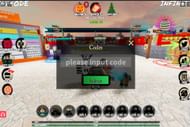 Codes tab in the game (Image via Roblox)